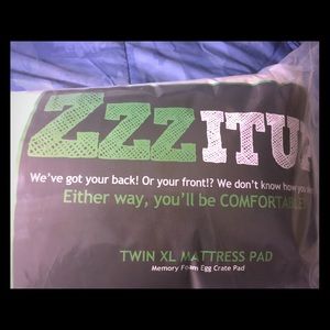 Dorm Memory Foam Mattress Topper